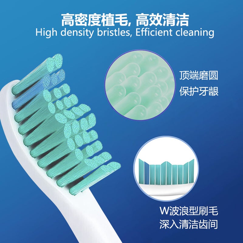 Fit With Feely. Pu Electric Toothbrush Head Hx6730/6014/6013/9023 Universal C1 Standard Clean Hx - Image 3